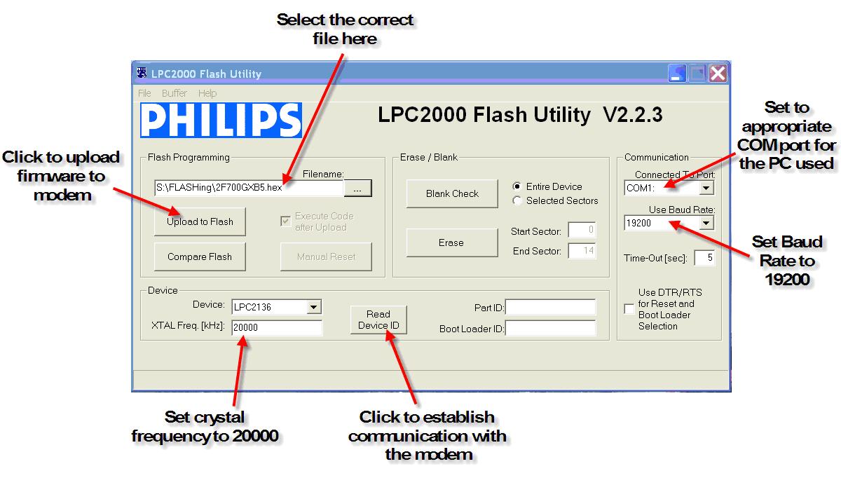 Philips Flash Utility